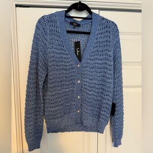 Lulu's Periwinkle Button-Up Cardigan BRAND NEW